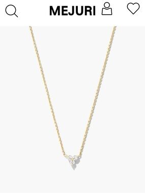 Mejuri Lotus Necklace